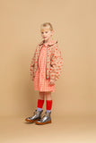 Paar sokken colourblock in paars en oranjerood voor meisjes van Sproet & Sprout | Socks Colourblock Grenadine