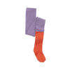 Broekkousen colourblock in lavendel en rood voor meisjes van Sproet & Sprout | Tights Colourblock Lavender
