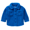 Unisex teddy jas in helder kobaltblauw uit de Club Chaos collectie van Sproet & Sprout.