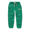 Jongens sweatpants in diepgroen met Master Piece-detail uit de Club Chaos collectie van Sproet & Sprout.