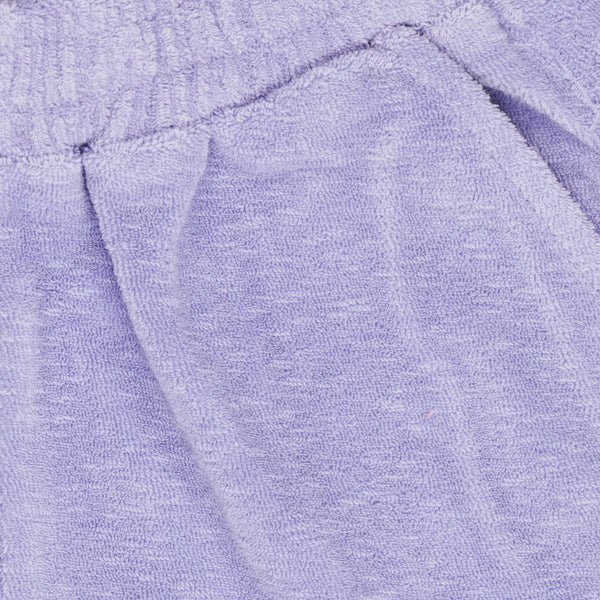 Lila badstof short voor meisjes van Tumble ’n Dry | Camille Deux Short Lavender van Tumble 'n Dry - verkrijgbaar bij Little Fashion Addict