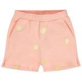 Zachtroze meisjesshort met citroenen van Tumble 'n Dry | Citron Shorts van Tumble 'n Dry - verkrijgbaar bij Little Fashion Addict