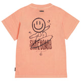 Oranje jongens T-shirt met surfprint van Tumble ’n Dry | Coral Bay T-shirt van Tumble 'n Dry - Verkrijgbaar bij Little Fashion Addict