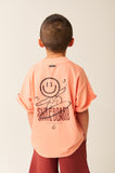 Oranje jongens T-shirt met surfprint van Tumble ’n Dry | Coral Bay T-shirt van Tumble 'n Dry - Verkrijgbaar bij Little Fashion Addict