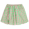 Groen roze geruite meisjesrok van Tumble ’n Dry | Franca Skirt van Tumble 'n Dry - Verkrijgbaar bij Little Fashion Addict