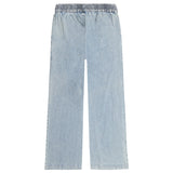 Lichtblauwe wide leg broek in denimlook van Tumble ’n Dry | Mora Broek Denim Light Stonewash van Tumble & Dry - Verkrijgbaar bij Little Fashion Addict