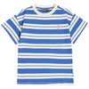 Felblauw gestreepte jongens T-shirt met ijsje van Tumble ’n Dry | Nautic T-shirt van Tumble 'n Dry - Verkrijgbaar bij Little Fashion Addict