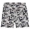 Zwart-witte jongensshort met surfprint van Tumble ’n Dry | Palm Cove Short van Tumble 'n Dry - verkrijgbaar bij Little Fashion Addict