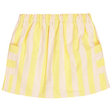 Rokje in Pale Peach met citroengele strepen van Tumble ’n Dry | Primadonna skirt van Tumble 'n Dry - verkrijgbaar bij Little Fashion Addict