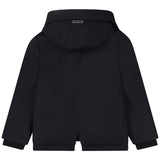 Madison meisjes winterjas donkerblauw met leopard voering | Ontdek Tumble 'n Dry bij Little Fashion Addict