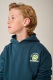 Hoodie in groenblauw met kangoeroezak en capuchon, Tumble ’N Dry | Shooter Hoodie Stargazer