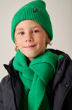 Donkerblauwe Tumble ’n Dry Hannover winterjas voor jongens met groene voering | Ontdek Tumble 'n Dry bij Little Fashion Addict