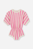 We Are Kids Romy korte jumpsuit candy pink | Combi Romy Bubble Gum – Speelse jumpsuit voor meisjes in candy pink, gemaakt van biologisch katoen | Verkrijgbaar bij Little Fashion Addict