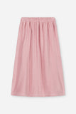 Jupe Lee Blush | lange lichtroze badstof rok van We Are Kids | Verkrijgbaar bij Little Fashion Addict