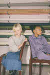 Paarse corduroy meisjesbroek van We Are Kids | Verkrijgbaar bij Little Fashion Addict