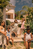 Luchtige zomerjurk van We Are Kids met pastel strepen en comfortabele pasvorm. | Verkrijgbaar bij Little Fashion Addict