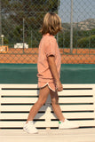 Short Juju Terry in het oudroze voor jongens en meisjes vanaf 4 jaar uit de collectie Mare e Sole van We Are Kids. Verkrijgbaar bij Little Fashion Addict.