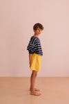 Sweat Nat Navy Stripes | Gestreepte sweater in badstof donkerblauw voor jongens We Are Kids | Verkrijgbaar bij Little Fashion Addict