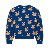 Sweater Tony Allover Rabbits blauw met konijnenprint voor jongens en meisjes van We Are Kids | Ontdek We Are Kids bij Little Fashion Addict
