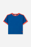 Blauwe T-shirt Taylor van We Are Kids voor jongens  | Tee Taylor Bright Blue van We Are Kids - Verkrijgbaar bij Little Fashion Addict.