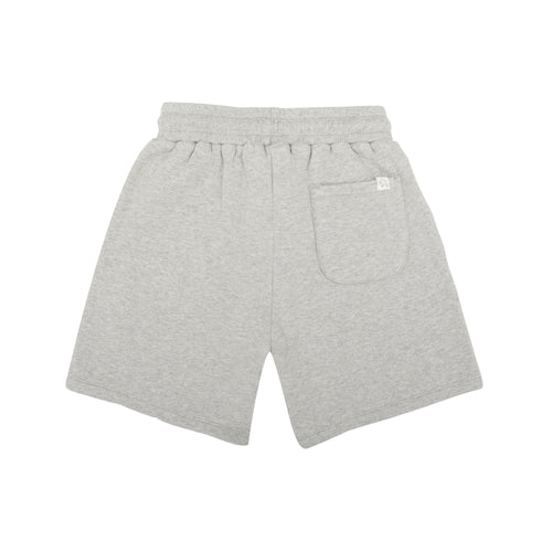 Grijze sweatshort voor jongens met kleurrijk trekkoord van Jenest | Verkrijgbaar voor jongens van 4 tot 10 jaar bij Little Fashion Addict