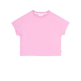 Livia T-shirt Fuchsia Pink van Jenest – roze meisjes T-shirt met bloemenprint op de rug | verkrijgbaar bij Little Fashion Addict