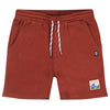 Roestkleurige jongensshort in wafelstof van Tumble ’n Dry | Southport Shorts Brown van Tumble 'n Dry - verkrijgbaar bij Little Fashion Addict