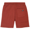 Roestkleurige jongensshort in wafelstof van Tumble ’n Dry | Southport Shorts Brown van Tumble 'n Dry - verkrijgbaar bij Little Fashion Addict