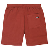 Roestkleurige jongensshort in wafelstof van Tumble ’n Dry | Southport Shorts Brown van Tumble 'n Dry - verkrijgbaar bij Little Fashion Addict