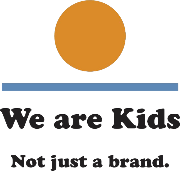 Logo van We Are Kids - Stijlvol kinderkleding merk - Verkrijgbaar bij Little Fashion Addict
