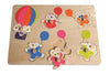 Houten puzzel - Kleuren met topjes - littlefashionaddict.com