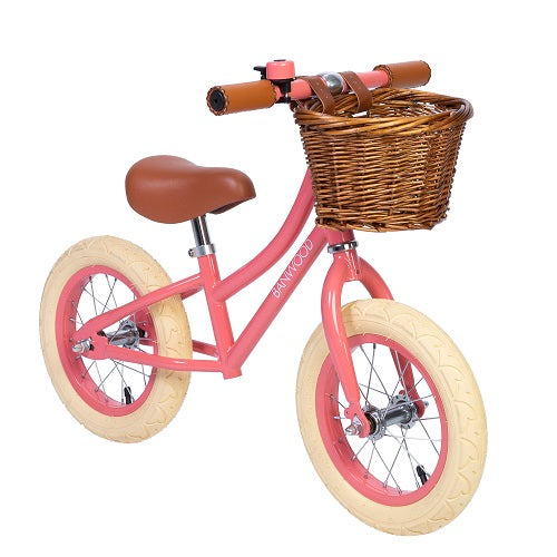 FIRST GO! - Balance Bike - CORAL - littlefashionaddict.com