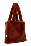 Little Fashion Addict - Studio Noos - Faux Fur Mom Bag - Kleur: Cacao- Verkrijgbaar bij Littlefashionaddict.com