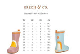 Little Fashion Addict - Grech & Co - Maattabel regenlaarzen