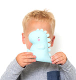 Little Fashion Addict - A Little Lovely Company - T-rex lampje blauw - sfeerfoto met kind