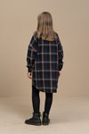 Little Fashion Addict - By-Bar - Girls fashion brand - Girls Check Dress - Donkerblauw ruitdesign - Van 4 tot 12 jaar beschikbaar bij Little Fashion Addict