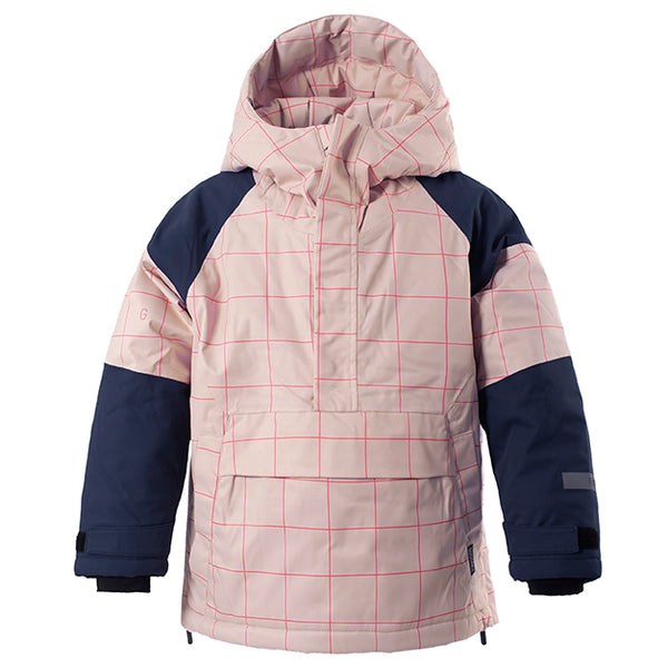Gosoaky – Winterjas Mad Dog in kleur: Evening Pink Check – Girls Fashion – Beschikbaar vanaf maat 86 tot en met 164 - Verkrijgbaar bij Little Fashion Addict