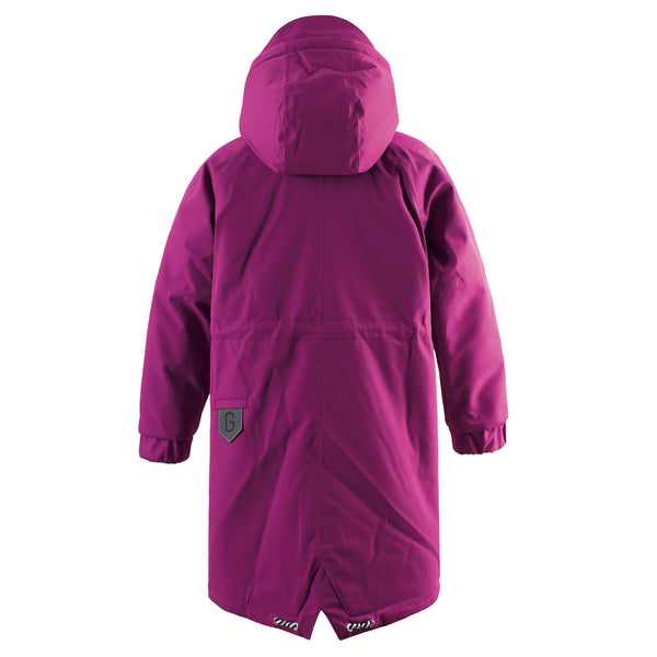 Gosoaky – Winterjas Black Camel in kleur: Festival Fuchsia - Girlsfashion - Ideale jas voor meisjes - Beschikbaar vanaf maat 86 tot en met 164 - Verkrijgbaar bij Little Fashion Addict