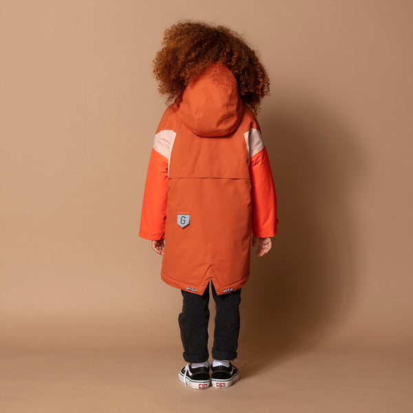 Gosoaky – Winterjas City Fox - Rust multi - Girls & Boys fashion - Voor jongens en meisjes - Beschikbaar vanaf maat 86 tot en met 164 - Verkrijgbaar bij Little Fashion Addict