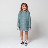 Littlefashionaddict - Gosoaky Lazy Geese - Regenjas voor jongens en meisjes - Kleur: Stormy Sea Grey - Vanaf maat 86 tot maat 152 - Meisjes & Jongensmode - Verkrijgbaar bij Littlefashionaddict.com