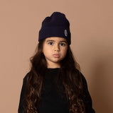 Gosoaky - Red Dragon - Beanie/Muts – Kleur: Donkerblauw - Beschikbaar vanaf 18 maanden tot 12 jaar - Verkrijgbaar bij Little Fashion Addict