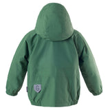 Littlefashionaddict - Gosoaky The Lion - Korte groene jas met kap voor jongens en meisjes - Vanaf maat 86 tot maat 152 - Meisjes & Jongensmode - Verkrijgbaar bij Littlefashionaddict.com