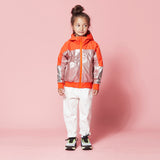 Gosoaky – Regenjas The Lobster - Scarlet Ibis Red – Girls & Boys Fashion – Beschikbaar vanaf maat 86 tot en met 164 - Verkrijgbaar bij littlefashionaddict.com
