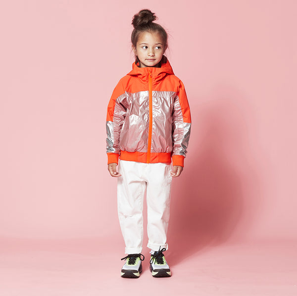 Gosoaky – Regenjas The Lobster - Scarlet Ibis Red – Girls & Boys Fashion – Beschikbaar vanaf maat 86 tot en met 164 - Verkrijgbaar bij littlefashionaddict.com