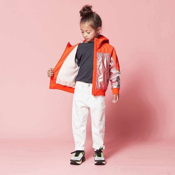 Gosoaky – Regenjas The Lobster - Scarlet Ibis Red – Girls & Boys Fashion – Beschikbaar vanaf maat 86 tot en met 164 - Verkrijgbaar bij littlefashionaddict.com