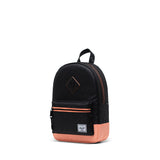 Herschel Heritage Kids Black Sparkle / Neon Peach - Rugzak ideaal voor de kleuterklas - Verkrijgbaar bij Little Fashion Addict