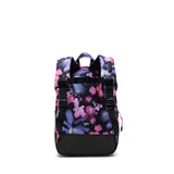 Herschel Rugzak Heritage Kids Blurry Floral / Black Crosshatch - Ideaal voor de kleuterklas - verkrijgbaar bij Little Fashion Addict