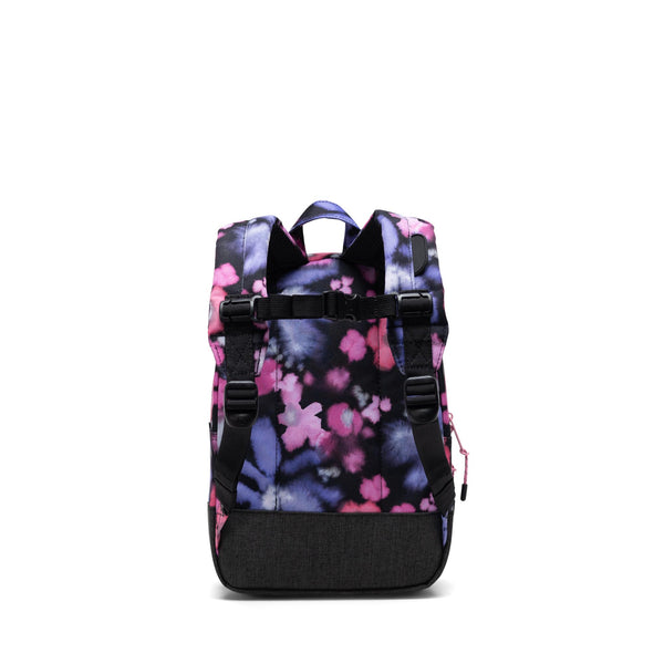 Herschel Rugzak Heritage Kids Blurry Floral / Black Crosshatch - Ideaal voor de kleuterklas - verkrijgbaar bij Little Fashion Addict