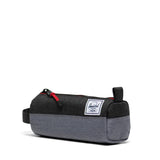 Herschel - Pennezak - Mid Grey  Crosshatch / Black Crosshatch - Verkrijgbaar bij Little Fashion Addict