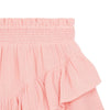Little Fashion Addict - Hundred Pieces - Short Organic Cotton Muslin Skirt - Candy Pink